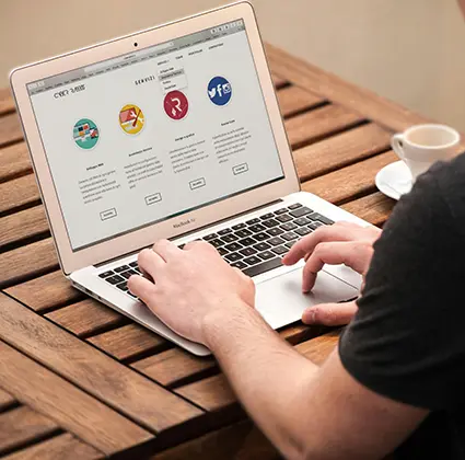 Man at computer